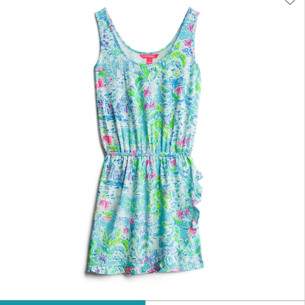 Lilly Pulitzer Lovely Place romper sz sm EUC